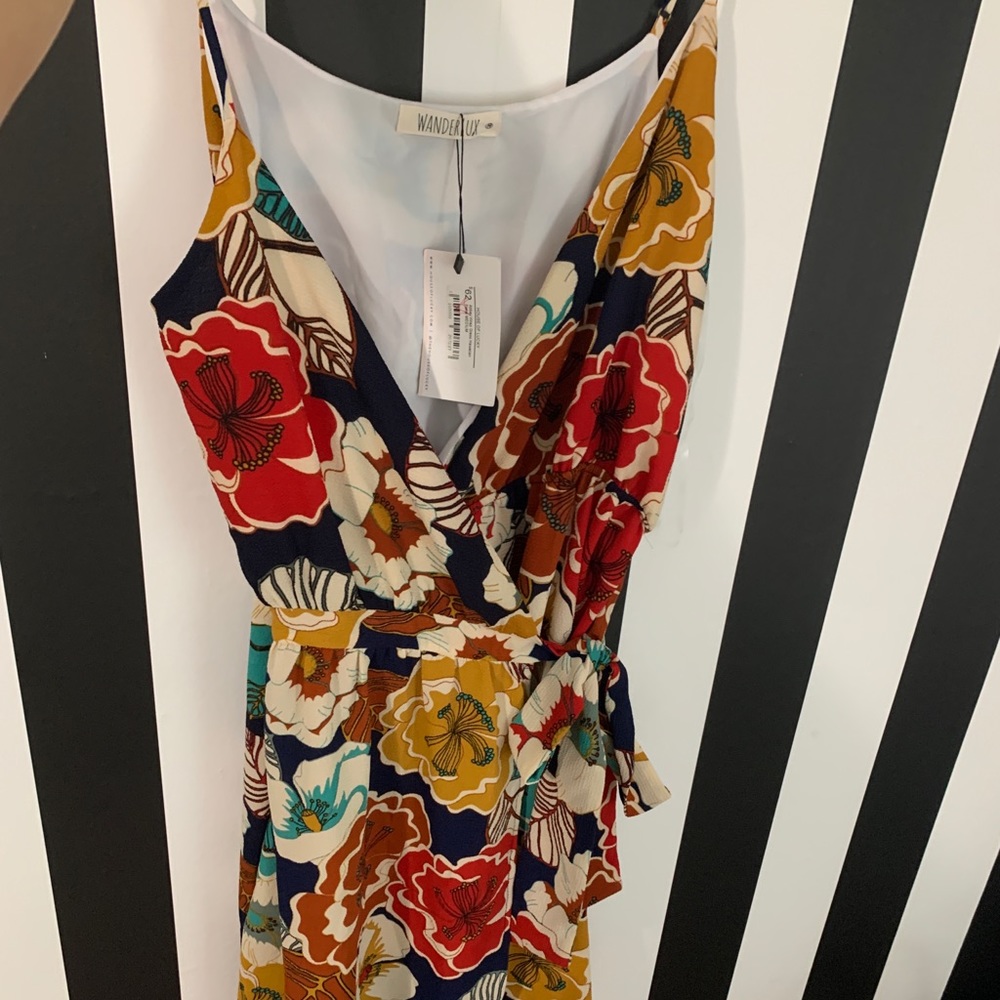 Floral Navy Dress